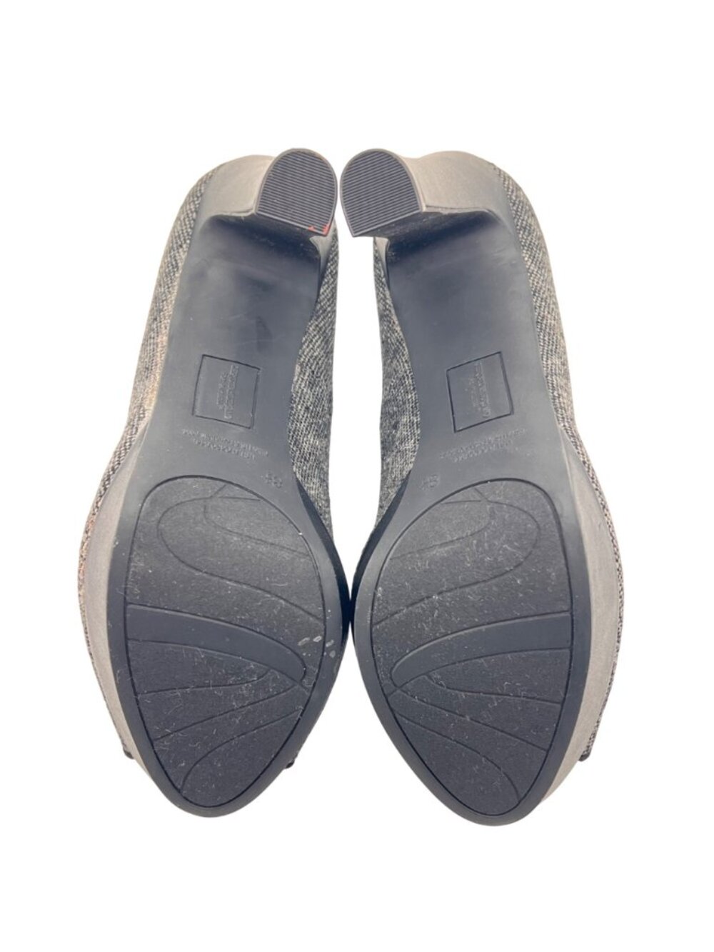 Christian Siriano For Payless Gray Platform Peep-Toe Heels Womens Size 8.5 New - Picture 8 of 15